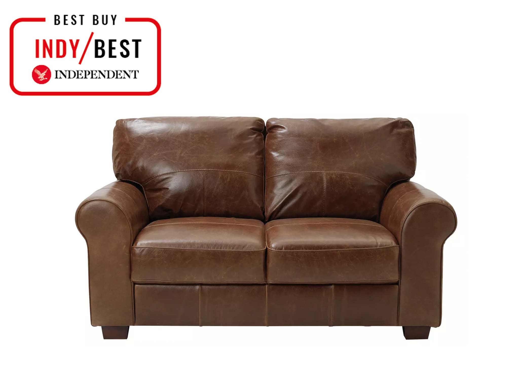 Best cheap leather sofas 2021 From 2 seaters to mid century style settees The Independent